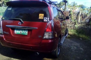 Fresh Toyota Innova G MT Red SUV For Sale 