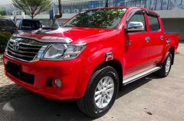 Toyota Hilux G 2013 4x4 MT Red Pickup For Sale 