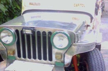 Mitsubishi Jeep Karatig Manual Silver Truck For Sale 