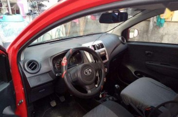Toyota Wigo 2015 Manual Red HB For Sale 