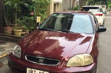 Honda Civic LXi 1996 MT Red Sedan For Sale 