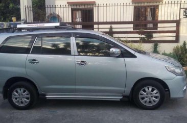 Toyota Innova E 2014 MT Silver For Sale 