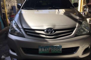 2011 Toyota Innova E Manual Beige SUV For Sale 