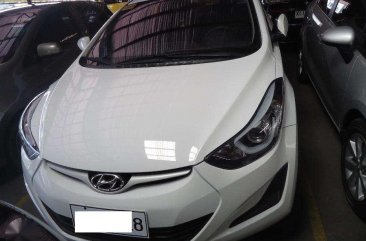 2015 Hyundai Elantra AT Gas White for sale