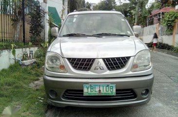 Mitsubishi Adventure 2004 Manual Silver For Sale 