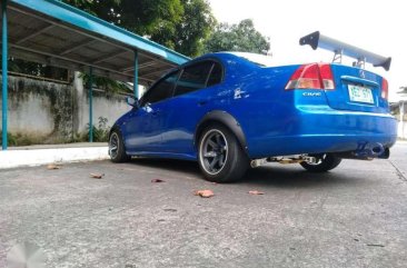 Honda Civic RS 2002 MT Blue Sedan For Sale 