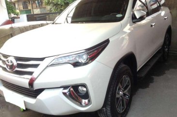 2017 Toyota Fortuner 2.4 V Automatic Pearl White FOR SALE