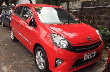 2016 TOYOTA Wigo 10 G Manual Tranny Red FOR SALE