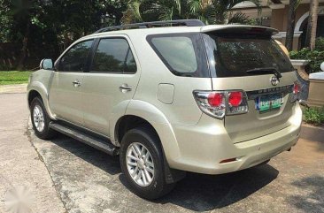 Fresh Toyota Fortuner 2012 AT Beige For Sale 