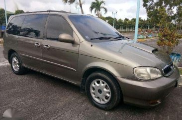 Kia Carnival 2000 Diesel Brown Van For Sale 