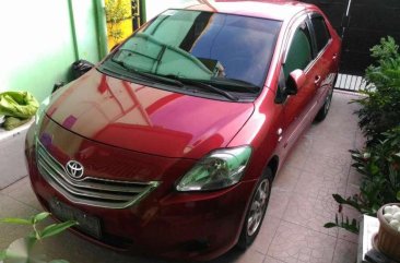 Toyota Vios E AT 2010 Red Sedan For Sale 