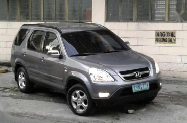 2005 Honda CRV AT 4x4 Gray SUV For Sale 