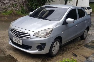 Mitsubishi Mirage G4 Glx 2015 MT Silver For Sale 