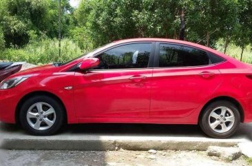 2012 Hyundai Accent AT Red Sedan For Sale 