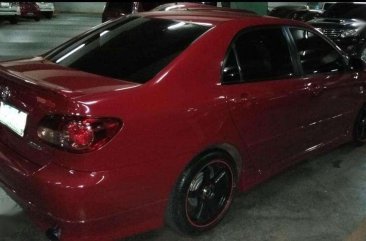 Toyota Corola Altis S 2007 Sport MT Red For Sale 