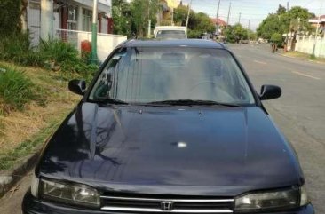 Honda Accord 1991 Manual Black For Sale 