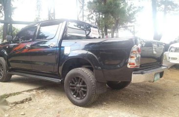 2010 Toyota Hilux G 4x4 MT Black Pickup For Sale 