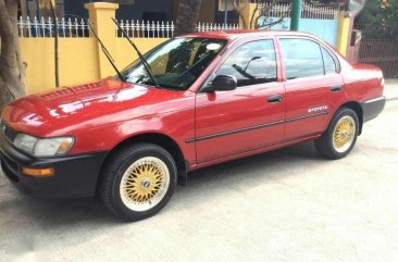 1997 Toyota Corolla XL MT Red Sedan For Sale 