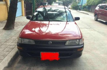 1997 Toyota Corolla XL MT Red Sedan For Sale 