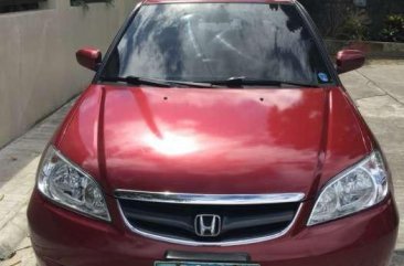 2004 Honda Civic VTi AT Red Sedan For Sale 