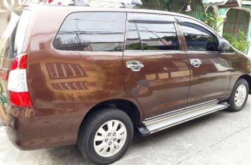 Toyota Innova e 2014.chocolate brown FOR SALE