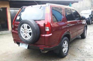 2003 Honda CRV AT Red SUV For Sale 