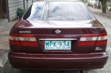 2000 Nissan Sentra EX Saloon MT Red For Sale 