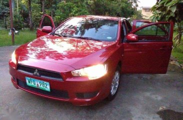 Mitsubishi Lancer EX 2013 AT Red For Sale 