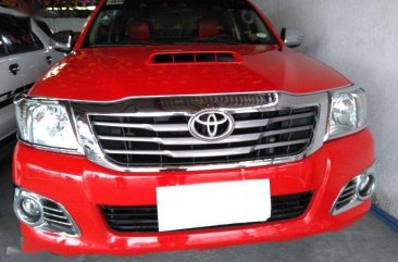 2014 Toyota Hilux G AT Red Pickup For Sale 