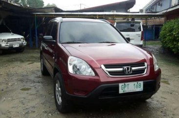 2003 Honda CRV AT Red SUV For Sale 