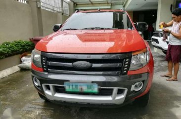 2013 Ford Ranger 4x4 Matic Red Pickup For Sale 