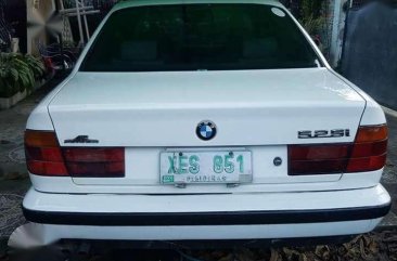 BMW E34 525i AT White Sedan For Sale 