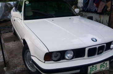 BMW E34 525i AT White Sedan For Sale 