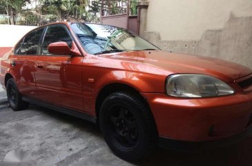 1999 Honda Civic SiR MT Orange Sedan For Sale 