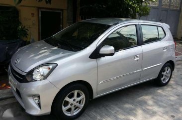 2014 Toyota Wigo Automatic G Silver HB For Sale 