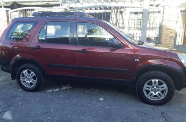 Honda CRV Manual 2002 Red SUV For Sale 