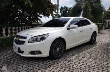 2013 Chevrolet Chevy Malibu AT White For Sale 