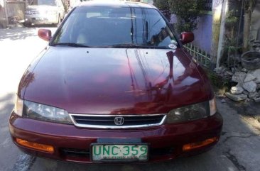 Honda Accord 1997 Manual Red Sedan For Sale 