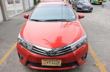 2016 Toyota Corolla Altis G AT Red For Sale 