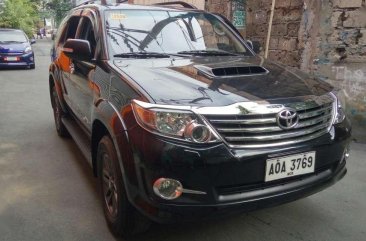 2015 Toyota Fortuner 2.5 V 2015 AT Black For Sale 