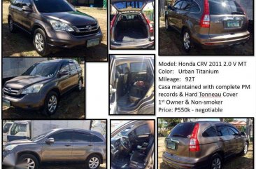 Honda CRV 2011 2.0 V MT Brown For Sale 