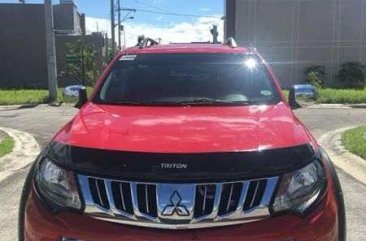 Mitsubishi Strada GLX V 2015 4x2 AT Red For Sale 
