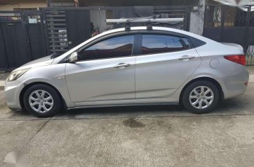 Hyundai Accent 2012 1.4 Gas MT Silver For Sale 