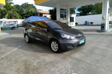 Kia Rio 2013 EX Manual Gray Sedan For Sale 