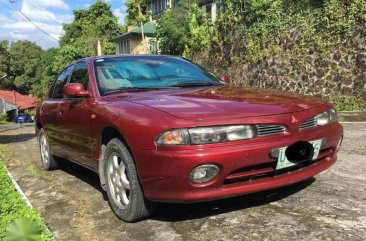 Mitsubishi Galant 1997 Manual Red Sedan For Sale 