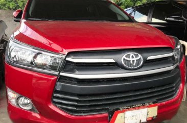 2017 Toyota Innova 28E Automatic Red FOR SALE