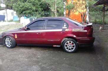 Honda Civic 1997 Manual Red Sedan For Sale 