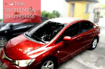 2008 Honda Civic S 2009 1.8 AT Red For Sale 