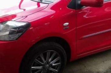 Toyota Vios 2013 1.3G AT Red Sedan For Sale 