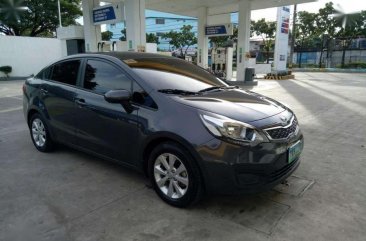 Kia Rio 2013 EX Manual Gray Sedan For Sale 